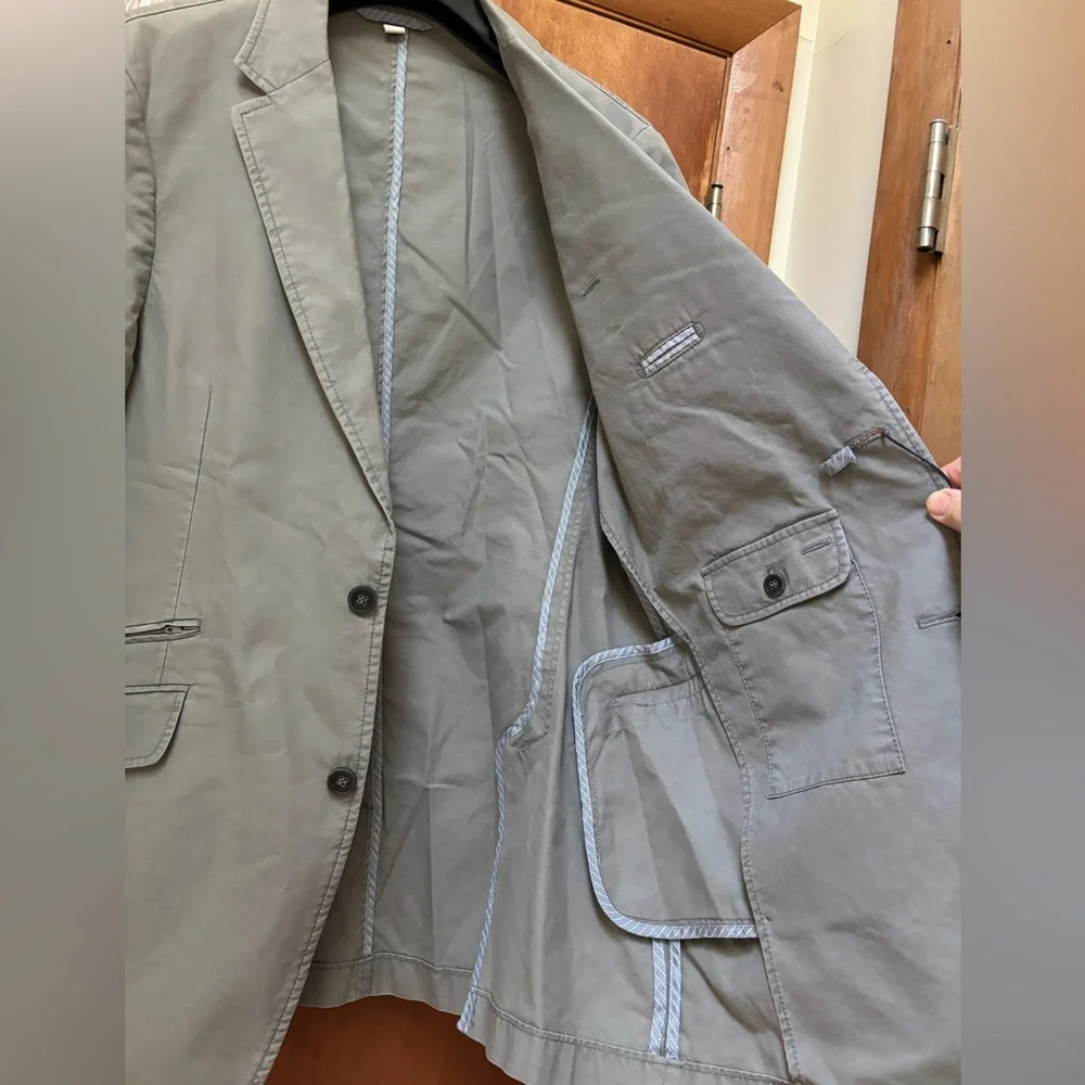 Hart Schaffner Marx Men's Blazer Made in Portugal 100% Cotton Size S